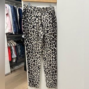 ALC Cheetah Silk Pants, Jogger